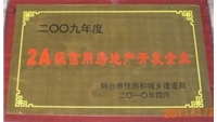 2009年2A級(jí)信用房地產(chǎn)開(kāi)發(fā)企業(yè)