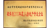 2010年煙臺(tái)市3A房地產(chǎn)開發(fā)企業(yè)